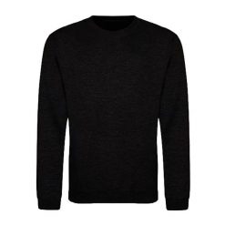 Sweter Unisex Dla Dorosłych. Czarne bluzy męskie AWDIS, m, bez wzorów, bez kaptura. Za 107.99 zł.