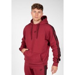 Bluza fitness męska Gorilla Wear Banks Oversized Hoodie z kapturem. Czarne bluzy męskie GORILLA WEAR, m, bez wzorów, z kapturem, na fitness i siłownię. Za 310.85 zł.