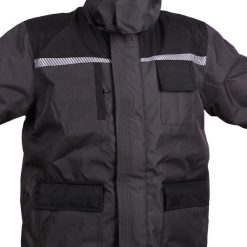 Kurtka męska Apple JACKET LONG ARCT GREY/BLACK WJ-8924 XXL. Czarne kurtki męskie APPLE, m, bez wzorów, bez kaptura. Za 192.22 zł.