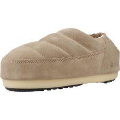 Sandały MOON BOOT MB SANDAL BAND SUEDE Beżowy. Brązowe sandały damskie Moon Boot, bez wzorów, ze skóry, bez obcasa, bez zapięcia. W wyprzedaży za 626.85 zł.