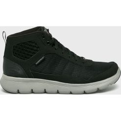 Skechers - Buty. Czarne buty sportowe męskie Skechers, z materiału. Za 259.90 zł.