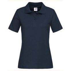 Klasyczna Koszulka Polo Damska. Niebieskie koszulki sportowe damskie Stedman, xs, bez wzorów, bez kołnierzyka, bez ramiączek. Za 88.99 zł.
