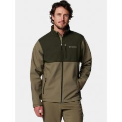 Kurtka softshell męska Columbia Ascender. Zielone kurtki męskie Columbia, m, bez wzorów, z softshellu, trekkingowe. Za 439.00 zł.