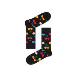 Skarpetki Happy Socks - Vitamins (CHE01-9002). Szare skarpety męskie Happy Socks, w kolorowe wzory, z bawełny. Za 34.90 zł.