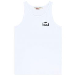 Tank top Lonsdale Dolton. Białe t-shirty męskie Lonsdale, l, bez wzorów, z bawełny, bez kołnierzyka. Za 137.50 zł.