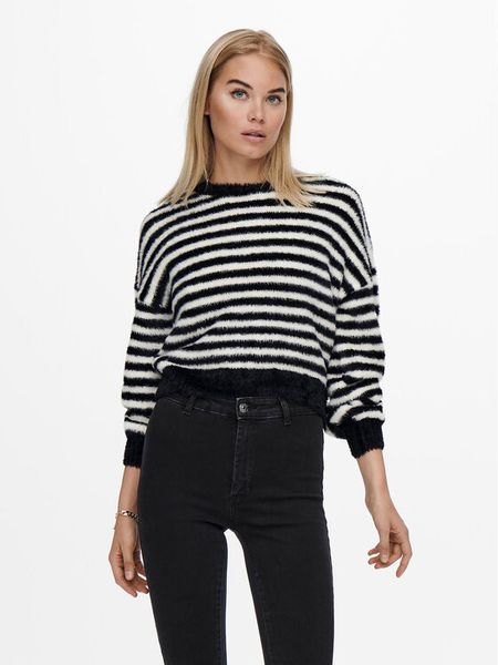 ONLY Sweter 15235973 Écru Regular Fit. Swetry damskie Only, xl, bez wzorów, z syntetyku, bez kołnierzyka, bez ramiączek, bez kaptura. Za 99.99 zł.