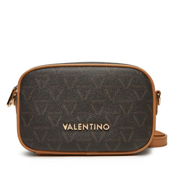 Torebka Valentino. Brązowe listonoszki damskie Valentino, bez wzorów, bez dodatków. Za 289.99 zł.