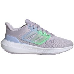 Buty damskie adidas Ultrabounce. Szare obuwie sportowe damskie Adidas, bez wzorów, z gumy, do biegania. Za 308.99 zł.