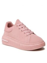 DeeZee Sneakersy TS5126K-10 Różowy. Czerwone buty sportowe dziewczęce DeeZee, bez wzorów, ze skóry, bez zapięcia. Za 69.99 zł.