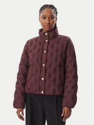Tommy Hilfiger Kurtka puchowa WW0WW49855 Bordowy Regular Fit. Czerwone kurtki damskie Tommy Hilfiger, xl, bez wzorów, z puchu, bez kaptura. Za 949.99 zł.