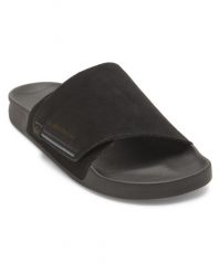 Sandały wsuwane dla Mężczyzn RIVI Czarny. Czarne sandały męskie Quiksilver, z gumy, bez zapięcia. Za 199.99 zł.