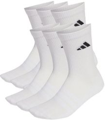 Adidas Skarpety ADIDAS męskie CUSHIONED CREW 6-Pak białe XS. Białe skarpety męskie Adidas, bez wzorów. Za 84.53 zł.