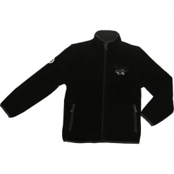 Bluza polarowa w kolorze czarnym. Bluzy dla chłopców marki bonprix. W wyprzedaży za 85.95 zł.