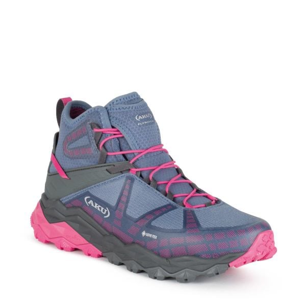 Buty trekkingowe damskie Aku Flyrock GTX. Czerwone obuwie sportowe damskie Aku, trekkingowe. Za 399.00 zł.