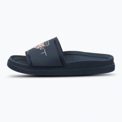 Klapki męskie GANT Pierbay. Niebieskie klapki męskie GANT. Za 219.99 zł.
