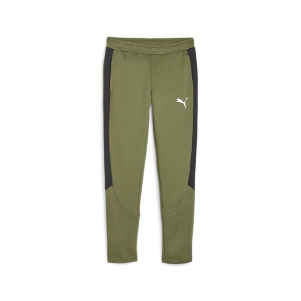 Spodnie Puma Evostripe Dk. Zielone spodnie materiałowe męskie Puma, l, bez wzorów, z bawełny. Za 199.99 zł.