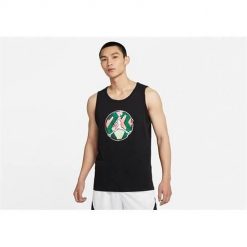 Koszulka sportowa męska Nike Air Jordan Sport Dna. Czarne buty sportowe męskie Nike, m, bez wzorów, z bawełny, bez kołnierzyka, bez ramiączek, na fitness i siłownię. Za 198.00 zł.