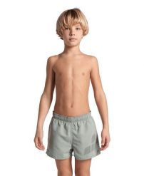 Szorty chłopięce spodenki kąpielowe na basen plażę Arena Beach Short. Szare kąpielówki dla chłopców Arena, bez wzorów, z materiału, klasyczne. Za 81.98 zł.