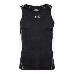 Under Armour Tank Hg Tank , czarny, rozmiar XL. Czarne t-shirty męskie Under Armour, s, bez wzorów, z materiału, bez kołnierzyka. W wyprzedaży za 89.99 zł.