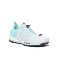 Buty tenisowe damskie Wilson Kaos Rapide W white/ablue/outer space 38. Białe obuwie sportowe damskie Wilson, bez wzorów, tenisowe. Za 388.00 zł.