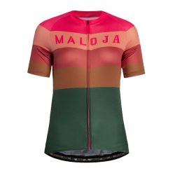 Koszulka rowerowa damska Maloja MadrisaM. Zielone koszulki sportowe damskie Maloja, bez wzorów, rowerowe. Za 269.99 zł.