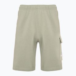 Spodenki męskie Nike Sportswear Club. Brązowe krótkie spodenki sportowe męskie Nike, l, bez wzorów, trekkingowe. Za 199.99 zł.