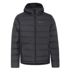 Kurtka puchowa męska Jack Wolfskin Ather Down Hoody. Szare kurtki męskie Jack Wolfskin, m, bez wzorów, z puchu, sportowe, bez kaptura. Za 842.95 zł.