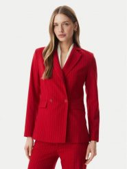 Morgan Marynarka 261-VLOVE.F Czerwony Regular Fit. Czerwone żakiety damskie Morgan, bez wzorów, z syntetyku. Za 479.99 zł.