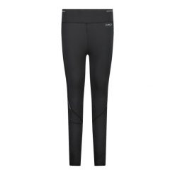 Legging CMP. Czarne legginsy sportowe męskie CMP, bez wzorów, trekkingowe. Za 274.00 zł.