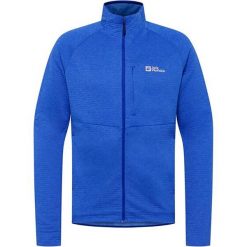 Kurtka w góry męska Jack Wolfskin Taiga. Niebieskie kurtki męskie Jack Wolfskin, l, bez wzorów, z materiału, klasyczne, bez kaptura. Za 507.00 zł.