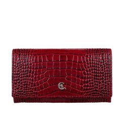 Duży portfel damski Canaletto RFID croco PD1602s162. Portfele damskie bez wzorów, ze skóry. Za 180.50 zł.