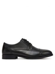 Aldo Półbuty Wriggle 13913525 Czarny. Czarne eleganckie półbuty Aldo, ze skóry, wizytowe, bez zapięcia. Za 379.99 zł.