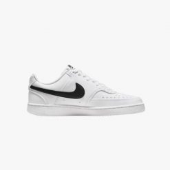 Sneakers Nike Court Vision Low NN 101 białe czarne. Czarne buty sportowe męskie Nike, bez zapięcia, na fitness i siłownię, nike court. Za 338.36 zł.