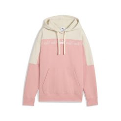 Damska bluza z kapturem Around the Block PUMA Pink Fruit. Czerwone bluzy sportowe damskie Puma, bez wzorów, z dzianiny, z kapturem, do biegania. W wyprzedaży za 184.00 zł.