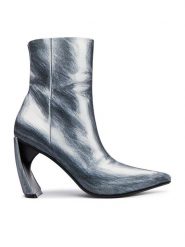 United Nude Botki Zuma Canvas HI 110611006202 Srebrny. Szare botki damskie United Nude, z materiału, bez obcasa, na słupku, bez zapięcia. Za 1,449.00 zł.