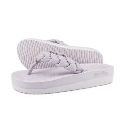 Klapki basenowe damskie Flip Flop Comfy Weave. Niebieskie klapki damskie Flip Flop, bez wzorów, sportowe, bez obcasa. Za 81.00 zł.