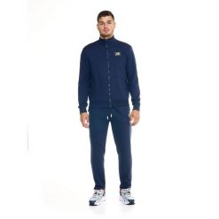 Welcome Back Męski dres ze stójką i zamkiem błyskawicznym na całej długości. Niebieskie buty sportowe męskie LEONE 1947 APPAREL, z dresówki, bez zapięcia, na fitness i siłownię. W wyprzedaży za 273.05 zł.