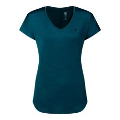 T-shirt damski Dare 2B Vigilant. Niebieskie t-shirty damskie Dare 2b, bez wzorów, z elastanu, bez kołnierzyka. Za 122.50 zł.