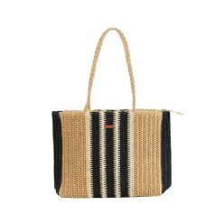 Torba damska typu tote bag Protest Lona. Brązowe torby na ramię damskie Protest, bez wzorów, z materiału, biznesowe, duże, bez dodatków. Za 173.50 zł.