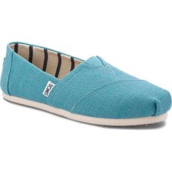 Półbuty TOMS - Classic 10011663 Marine Blue. Niebieskie półbuty damskie Toms, z materiału, marine. W wyprzedaży za 159.00 zł.
