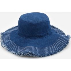 Jeansowy kapelusz - Granatowy. Czapki i kapelusze damskie marki Reserved. Za 59.99 zł.