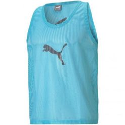 Tank Top Męska Bib. Niebieskie t-shirty męskie Puma, l, bez wzorów, z materiału, klasyczne, bez kołnierzyka. Za 34.90 zł.