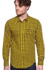 WRANGLER LS WESTERN SHIRT GOLDEN ROD W5F03OX1K 112130106. Koszule męskie Wrangler, m, bez wzorów, bez kołnierzyka, bez ramiączek. Za 129.99 zł.