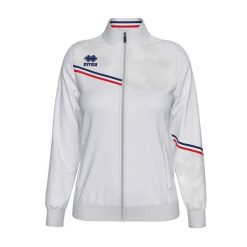 Bluza Errea Kurtka Estella Ad Damskie. Białe kurtki sportowe damskie ERREA, s, bez wzorów, z materiału, bez kaptura, na fitness i siłownię. Za 238.50 zł.