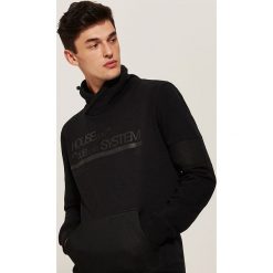 Bluza z golfem - Czarny. Czarne bluzy męskie House. Za 119.99 zł.