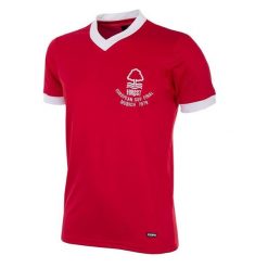 Koszulka retro piłkarska dla dorosłych - Finał 1979 Nottingham Forest - Czerwona. Czerwone koszulki sportowe męskie COPA FOOTBALL, bez wzorów, bez kołnierzyka, bez ramiączek, do piłki nożnej. Za 298.21 zł.