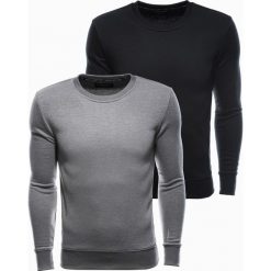 Ombre Zestaw bluz bawełnianych bez kaptura - mix 2-pak V2 Z34 XXL. Bluzy męskie Ombre, m, bez wzorów, z bawełny, bez kaptura. Za 129.99 zł.