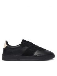 BOSS Sneakersy Brenta 50573817 Czarny. Czarne botki damskie Boss, ze skóry, bez obcasa, na płaskiej podeszwie, bez zapięcia. Za 949.99 zł.