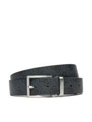 Guess Pasek Męski BMCMLO P4335 Czarny. Czarne paski damskie Guess, z aplikacjami, z materiału. Za 179.99 zł.