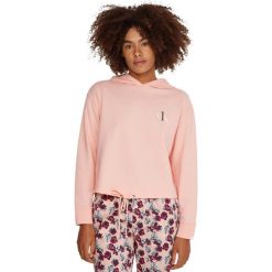 Bluza z kapturem Calvin Klein One Lounge Long Sleeve, Kobiety. Czerwone bluzy damskie Calvin Klein, l, bez wzorów, z bawełny, z kapturem. Za 490.00 zł.